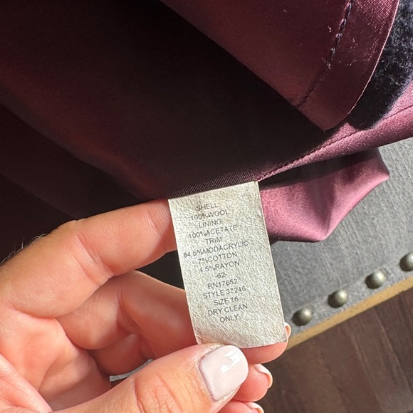 Florence Eiseman Dark Blue Coat with Rich Brown Fur Accents - Picture 5 of 5